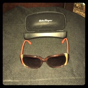 Salvatore Ferragamo sunglasses with case